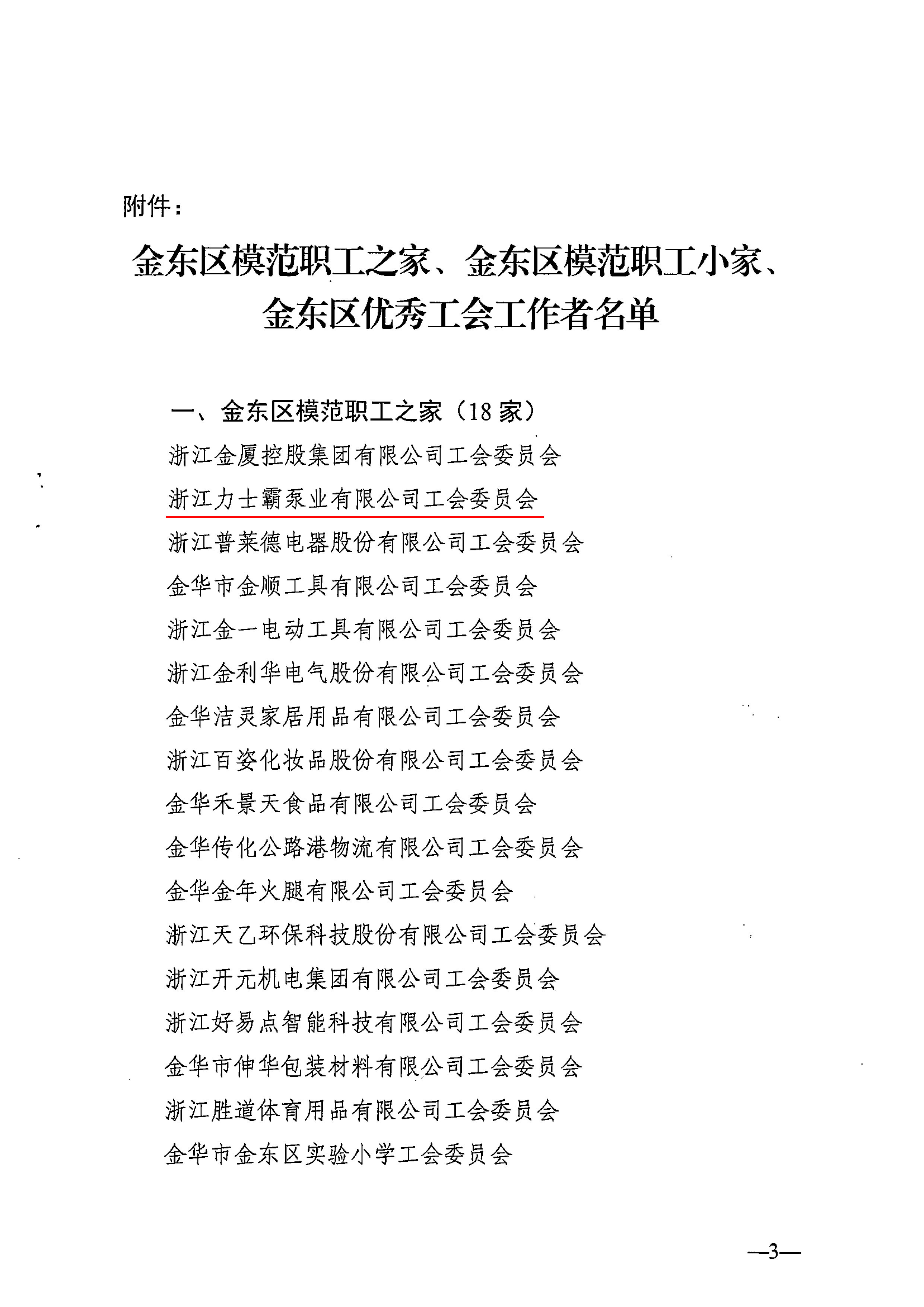 工会委员会获“金东区模范职工之家”(图3)